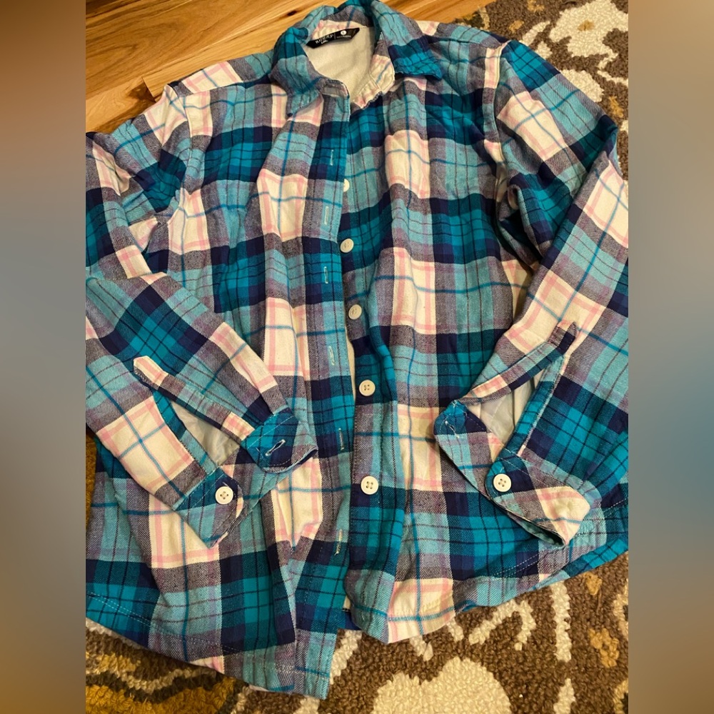 Lee Riders Flannel Shirt Flannel Lined Soft